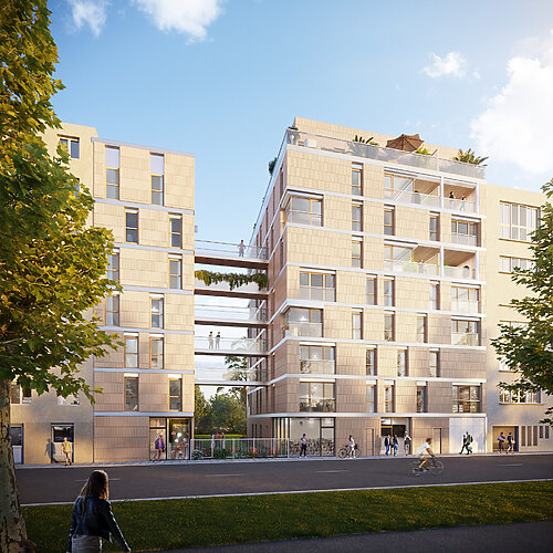 Résidence appartements neufs LYON 7 Bati-Lyon Promotion Lyon 7ème